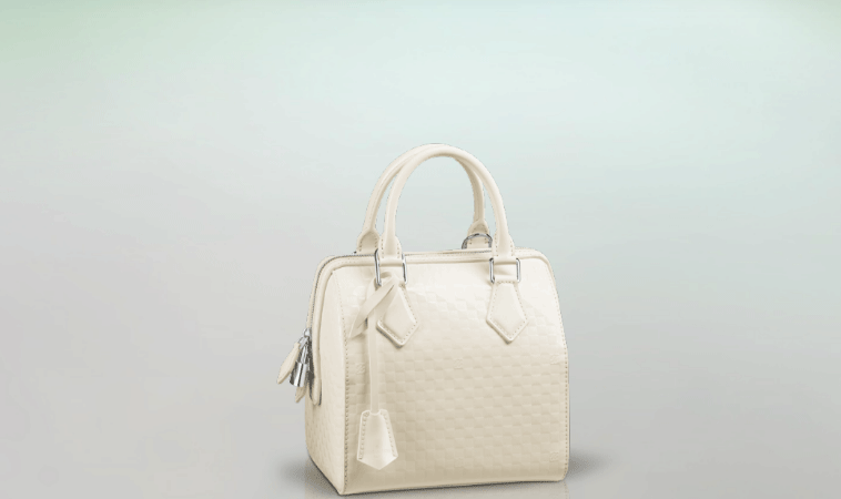Louis Vuitton LV 2013 Limited Edition Ivory Pony Hair Speedy Cube