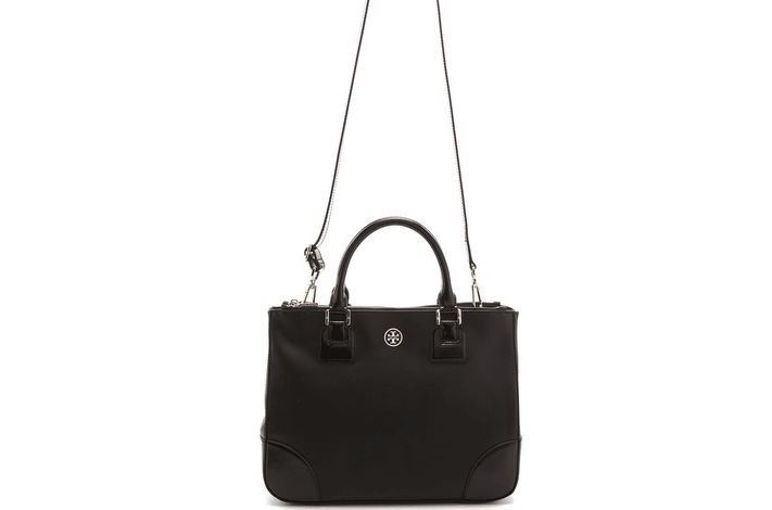 Navy Robinson Double Zip Tote by Tory Burch Accessories for $139
