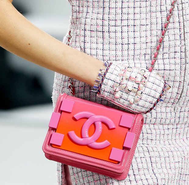 Presentations from Chanel Spring/Summer 2014 Collections include Bright Bags  - Spotted Fashion
