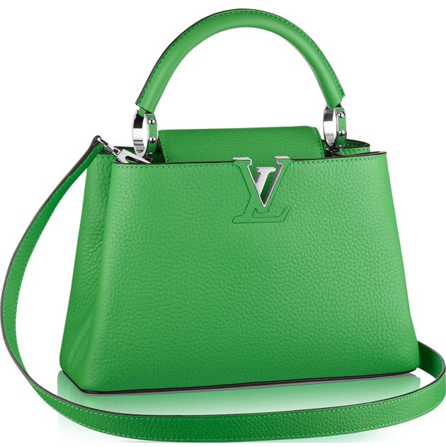 Louis Vuitton Capucines Bag Monogram Giant Flower Leather Bb Green