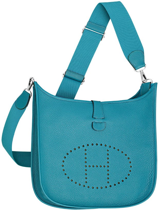 Hermes, Bags, Hermes Evelyne Poche Iii 3 Pm Dark Blue Cross Bag