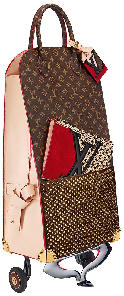 Louis Vuitton Monogram Iconoclasts Christian Louboutin Shopping Bag