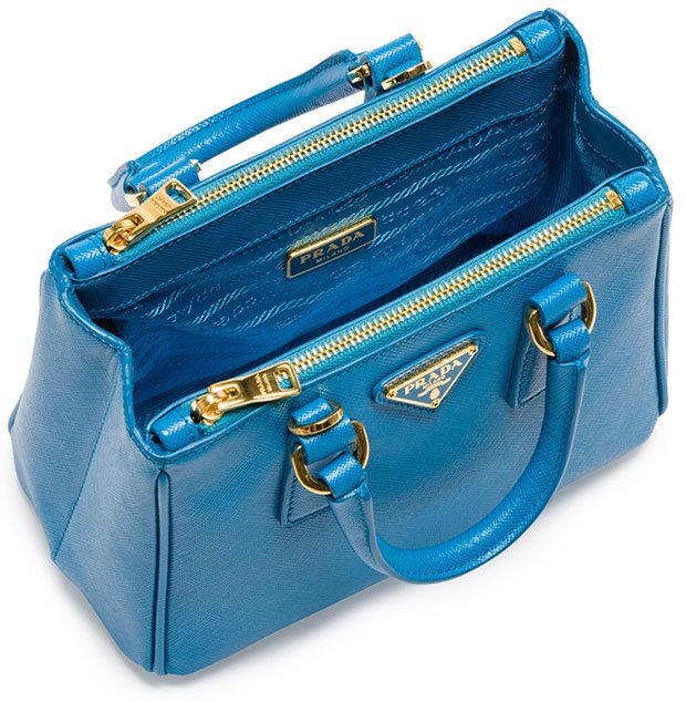 Prada Mini Saffiano Promenade Bag, Cobalt Blue (Azzuro)