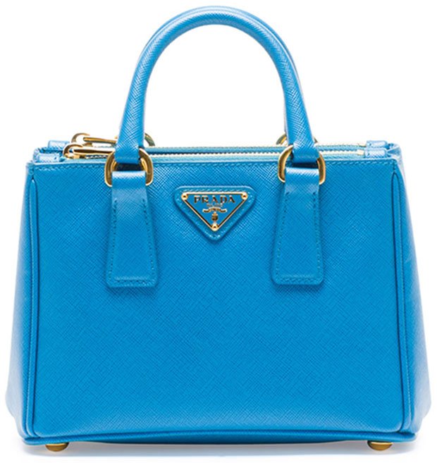 Prada Saffiano Leather Mini Bag Light blue/Celeste New 500$ off