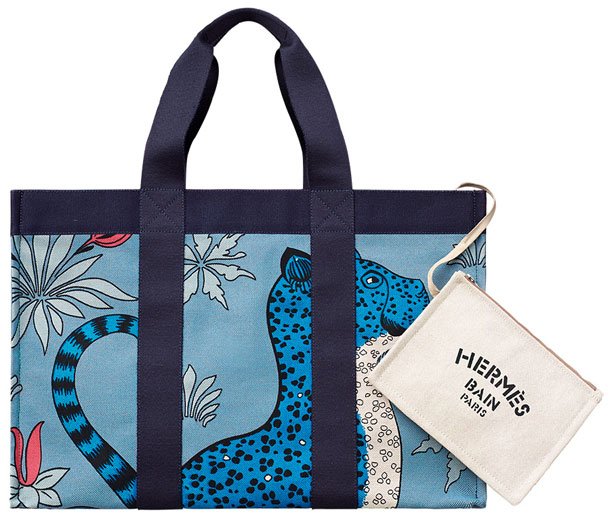 Hermes Leopard Beach Bags Bragmybag