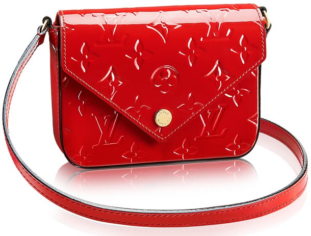 Louis Vuitton Monogram Vernis Mini Sac Lucie - Red Crossbody Bags, Handbags  - LOU808833