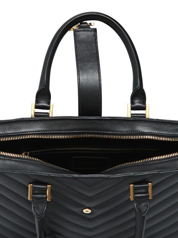 Saint Laurent Small Cabas Monogramme Quilted Bag