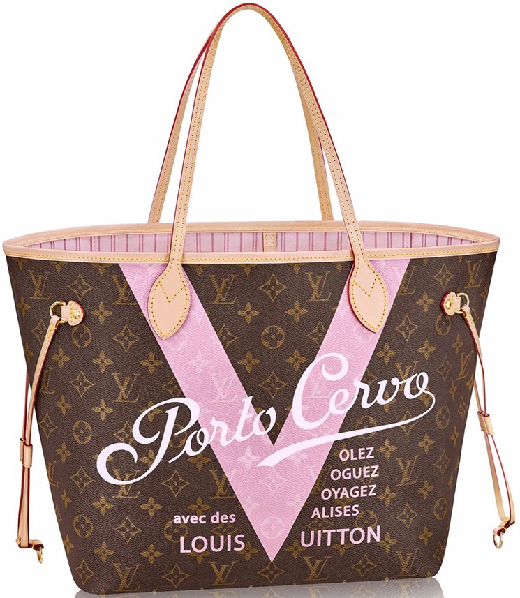 Louis Vuitton Neverfull NM Tote Limited Edition Cities V Monogram Canvas