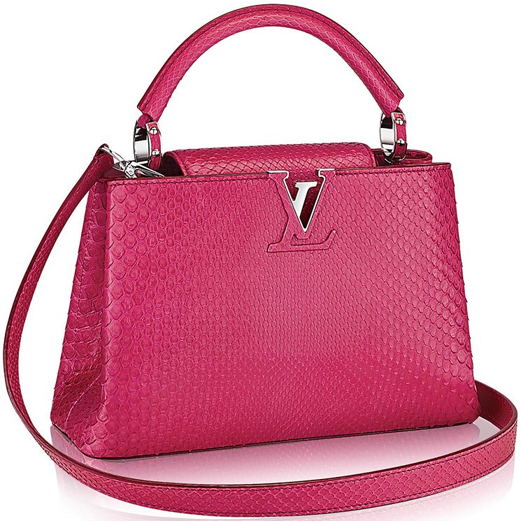 Louis Vuitton Crocodile Ombre Capucines BB - Pink Handle Bags, Handbags -  LOU586712