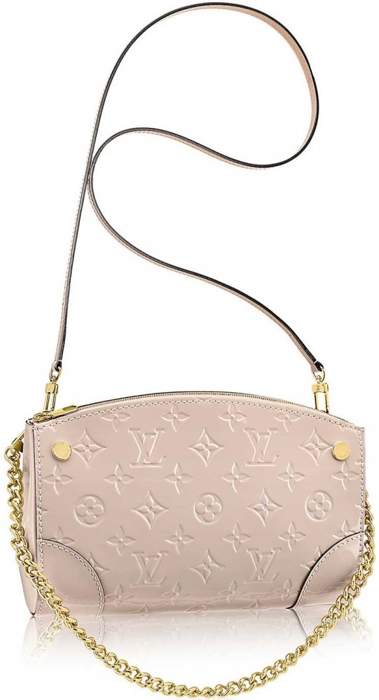Louis Vuitton Rose Ballerine Monogram Vernis Santa Monica Clutch Bag Louis  Vuitton