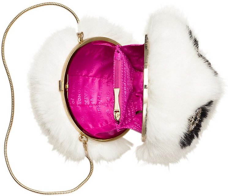 celine black leather luggage tote - celine pink fur handbag
