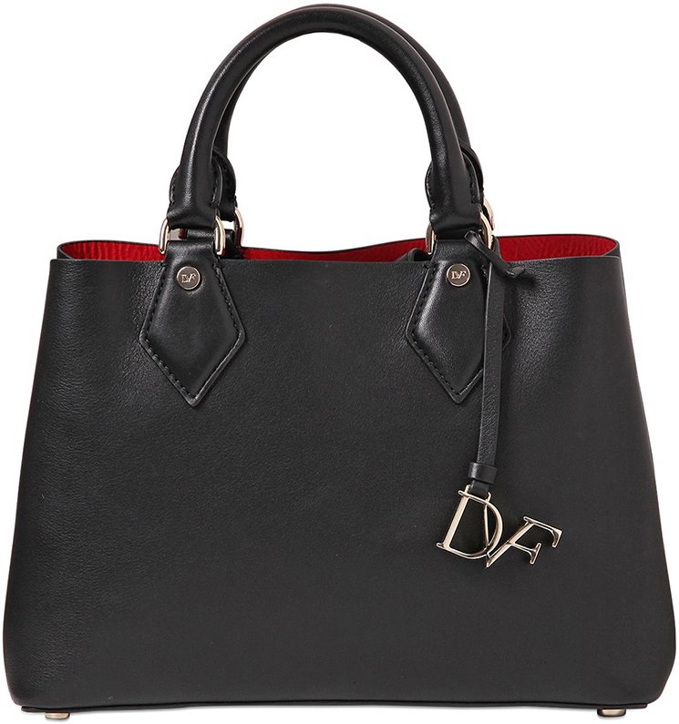 Diane Von Furstenberg Small Voyage Leather Tote Bag | Bragmybag