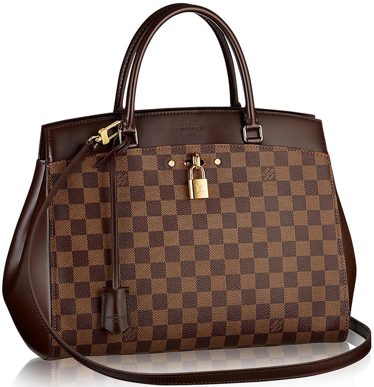 Now this bag!!! The Louis Vuitton Rivoli is simply beautiful. #designe