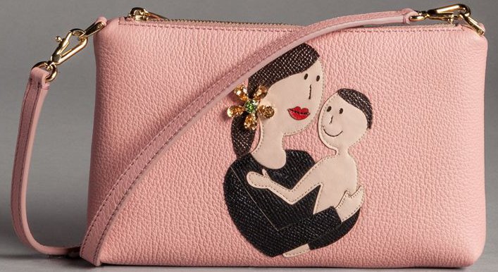 dolce and gabbana pink purse