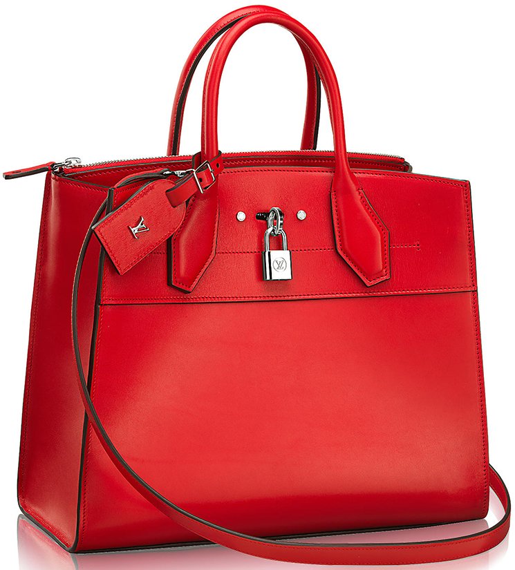 Louis Vuitton City Steamer MM - Black Handle Bags, Handbags - LOU558130