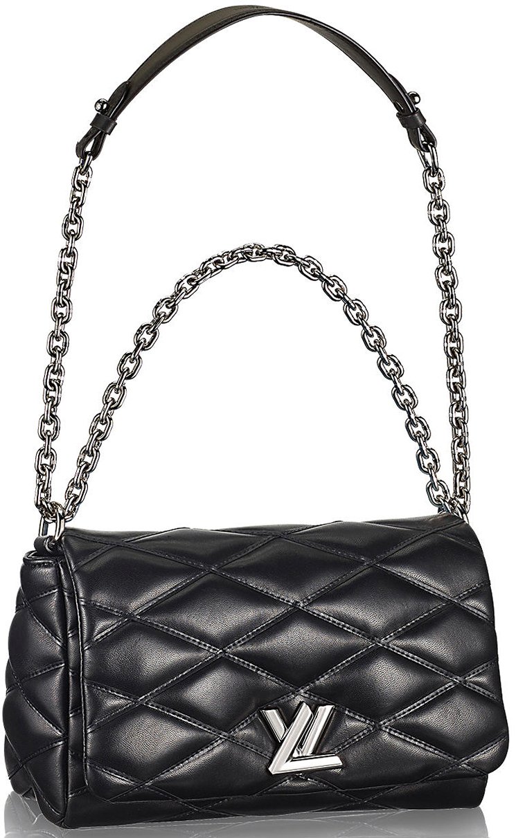 Louis Vuitton LV GO-14 MM handbag new Black Leather ref.969613 - Joli Closet