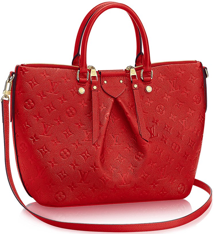 Mazarine leather handbag Louis Vuitton Pink in Leather - 17076850