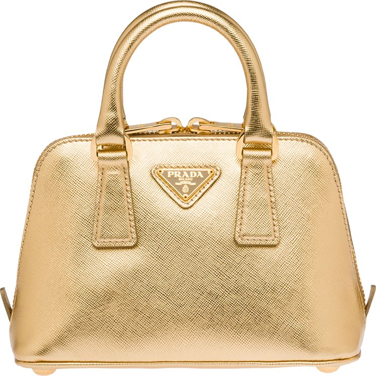Prada Leather Mini-Bag Vanity, Caramel Leather with Gold Hardware, New in  Box GA001