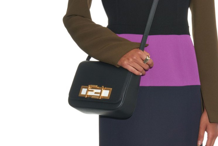 Fendi 3 Baguette Squared Shoulder Bag 