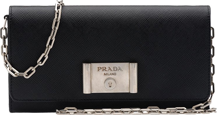 prada wallet with flap  