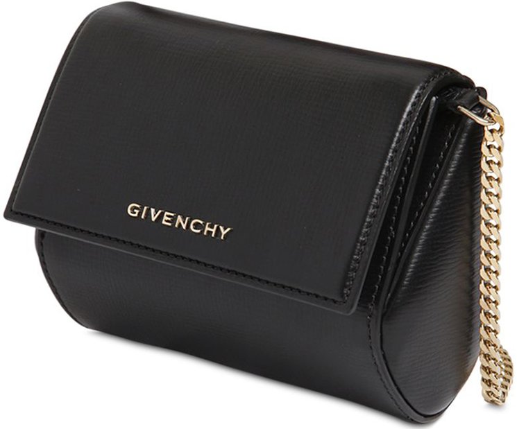 Givenchy Pandora Leather Chain Clutch 