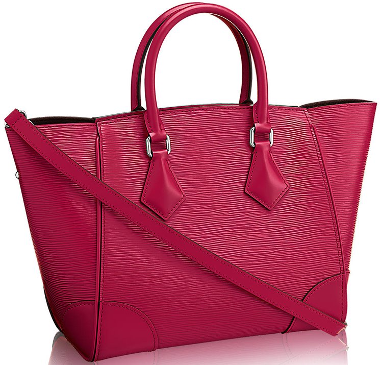 Louis Vuitton Phenix Handbag in Raspberry Pink EPI Leather