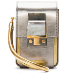 lanvin Silver coated calfskin Partition Camera Bag thumb 1