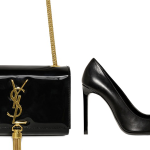 yves saint laurent small cassandre bag with tassel in black 1