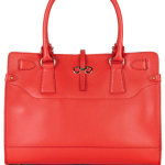 Salvatore Ferragamo orange tote 1