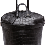 GIVENCHY Nightingale Trolley Crocodile Stamped in Black 1