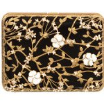 Alexander McQueen Floral Pearl Evening Book Clutch thumb