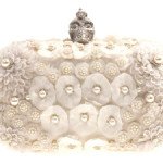 alexander mcqueen floral applique box clutch thumb