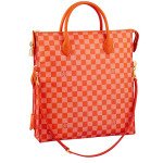 Louis Vuitton Orange Damier Tote