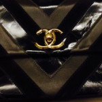 chanel chevron flap bag thumb