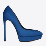 saint laurent classic janis pumps royal blue