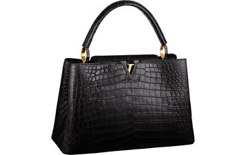 Louis Vuitton Capucines PM Bag Wildcat Crocodile Limited Edition   Mightychic