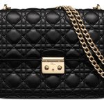 Miss Dior Large Bag black lambskin bag thumb