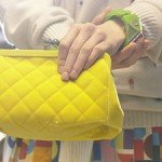 Chanel Yellow Pearl Clutch thumb