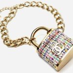 Chanel 0Padlock Tweed Necklace thumb