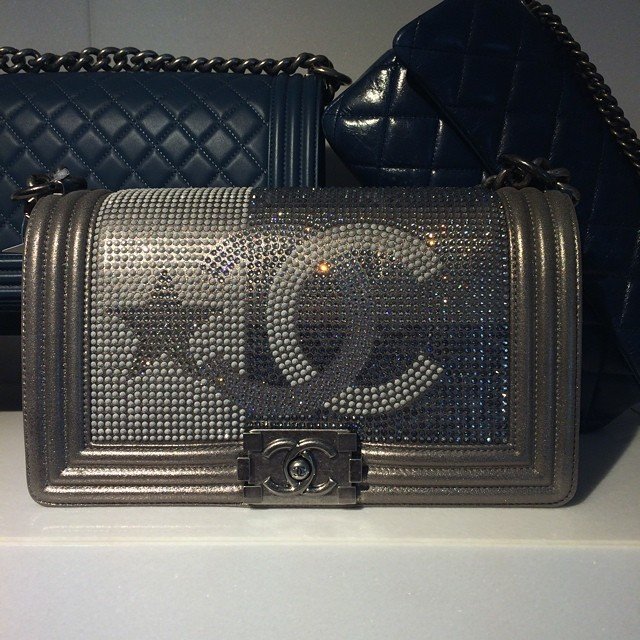 Chanel Metallized CC Boy Flap Bag | Bragmybag
