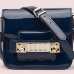 Proenza Schouler PS11 Tiny Bag Blue Patent thumb