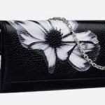 lady dior blue rose chain wallet thumb