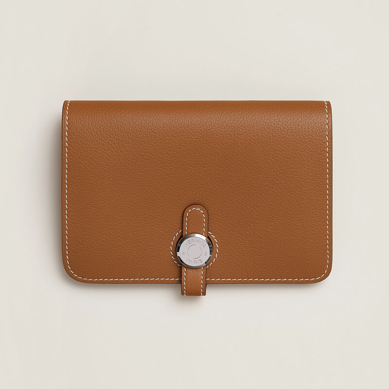 Hermes Dogon Compact Wallet Leather at 1stDibs