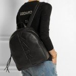 Karl Lagerfeld Appliqué Leather Backpack thumb