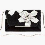 Lanvin White Flower Evening Clutch thumb