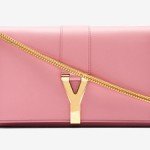 Saint Laurent Ligne Y Chain Wallet Rose thumb