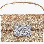 Saint Laurent Lulu Bunny Glitter On Leather Bag thumb