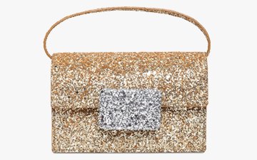 Saint Laurent Lulu Bunny Glitter Leather Bag | Bragmybag