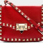 Valentino Red Rockstud Shoulder Bag thumb