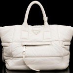 Prada Bomber Leather Tote Bag thumb